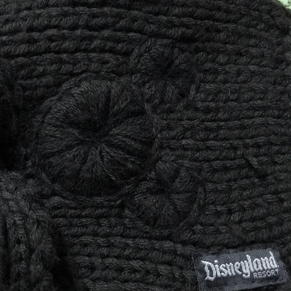 DISNEY short snugly scarf with a hole, Charcoal